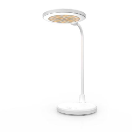 LED Dimbare oplaadbare touchlamp met spiegel LED/6W/1200 mAh 3000/4000/5700K CRI 90 wit