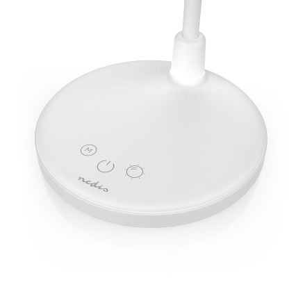 LED Dimbare oplaadbare touchlamp met spiegel LED/6W/1200 mAh 3000/4000/5700K CRI 90 wit