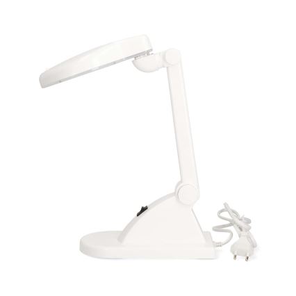 Lampe de bureau LED avec loupe LED/6W/230V blanche