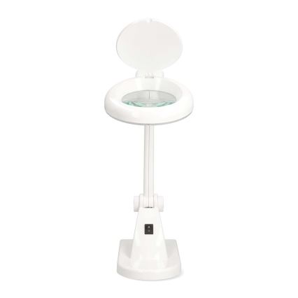 LED bureaulamp met loep LED/6W/230V wit