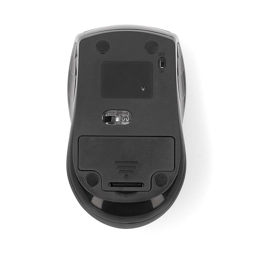 Draadloze muis 800/1200/1600 DPI 2xAAA zwart
