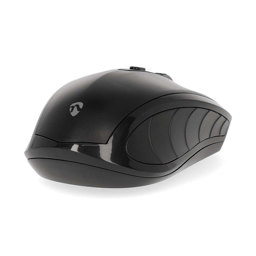 Draadloze muis 800/1200/1600 DPI 2xAAA zwart