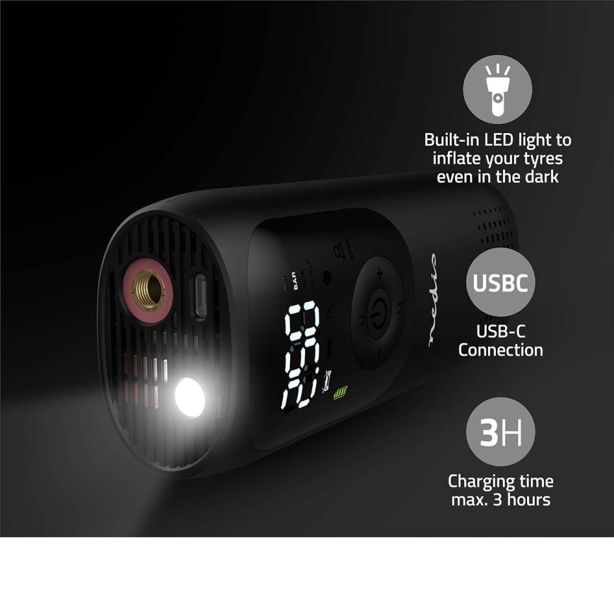 Digitale draagbare compressor 4000 mAh 5V