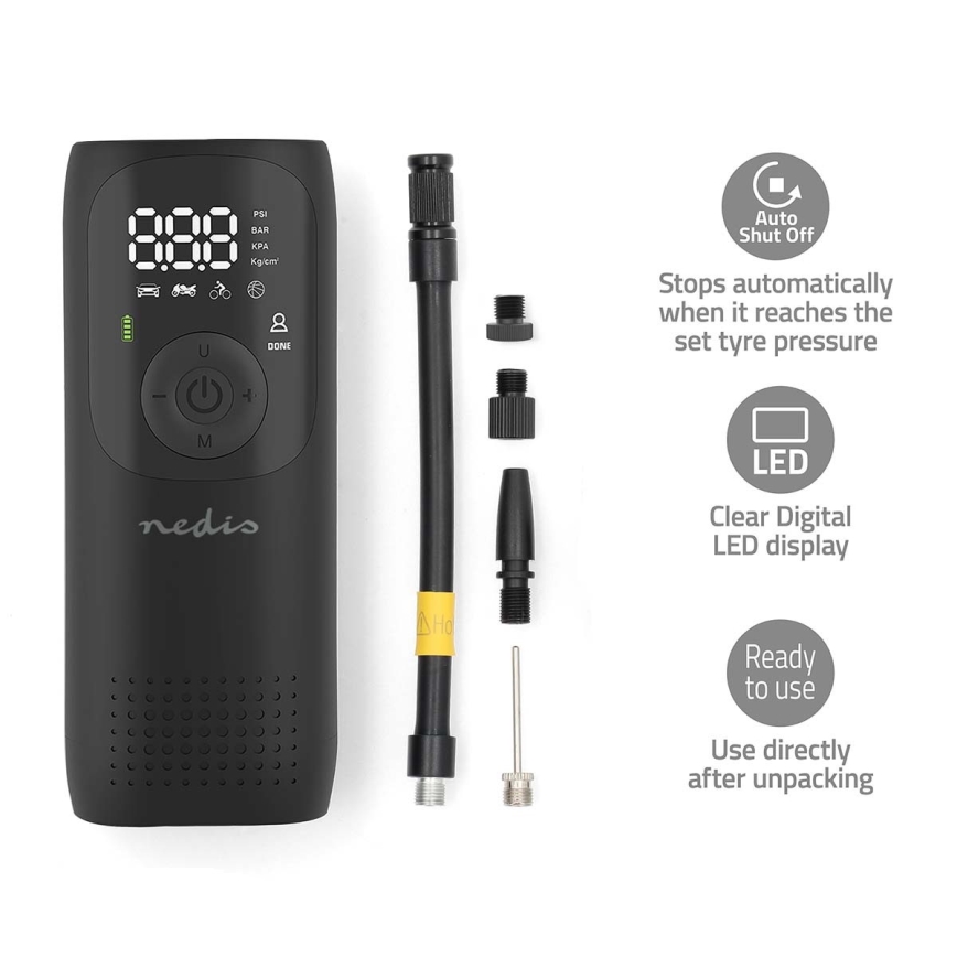 Digitale draagbare compressor 4000 mAh 5V