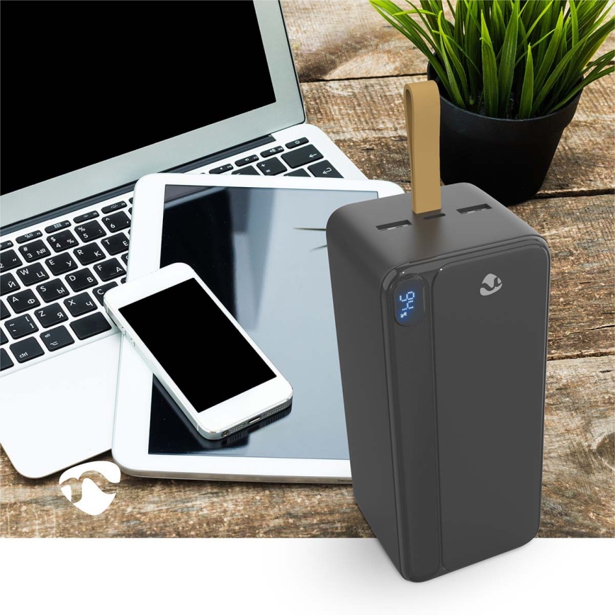 Batterie externe 30 000 mAh avec écran LED et Power Delivery