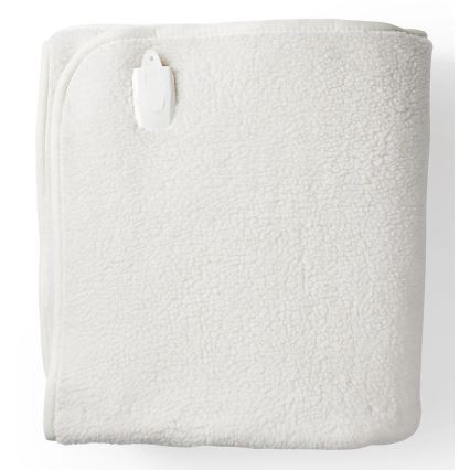 Elektrisch verwarmde deken voor twee personen 120W/230V 160x140 cm wol