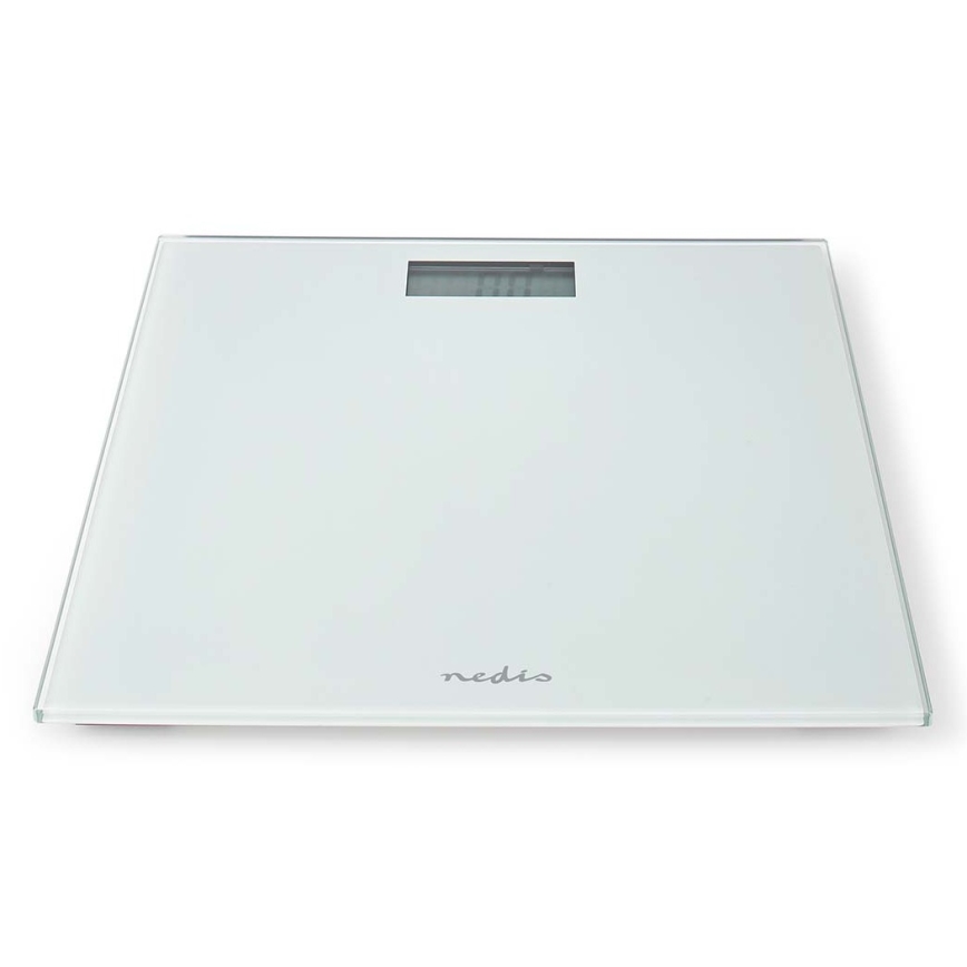 Digitale personenweegschaal 1xCR2032 wit