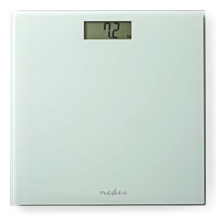 Digitale personenweegschaal 1xCR2032 wit