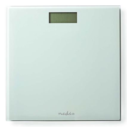 Digitale personenweegschaal 1xCR2032 wit