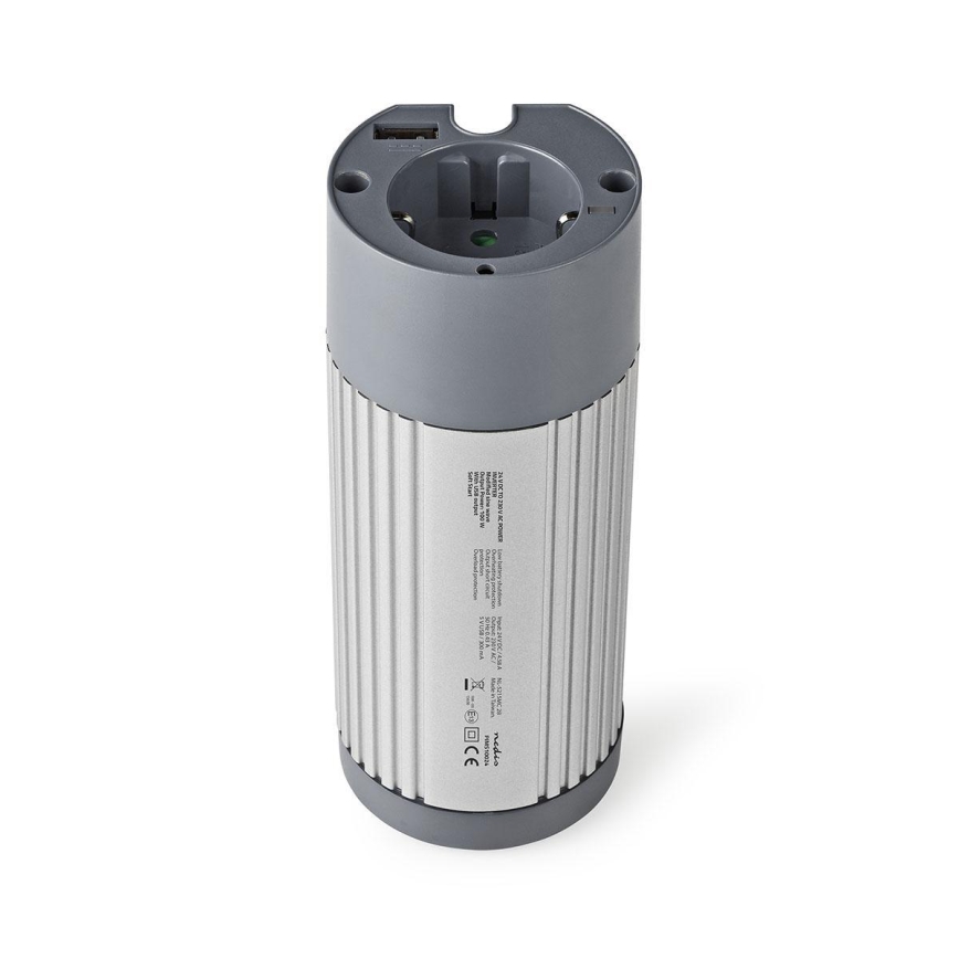 Spanningsomvormer 100W/24/230V + USB
