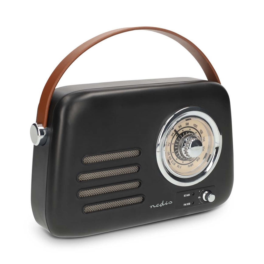 Radio FM rétro 3W/5V 1500 mAh