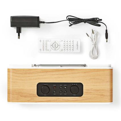 Radio internet multifonction 34W/230V DAB+ FM Wi-Fi Bluetooth USB + télécommande