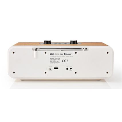 Radio internet multifonction 34W/230V DAB+ FM Wi-Fi Bluetooth USB + télécommande