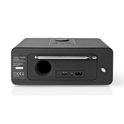 Nedis RDIN5005BK- Multifunctionele internetradio 42W / 230V Wi-Fi Bluetooth USB + RC