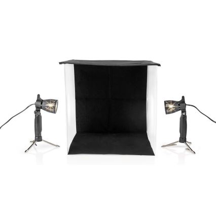 LED Studio photo portable 2xGU10/5W/230V