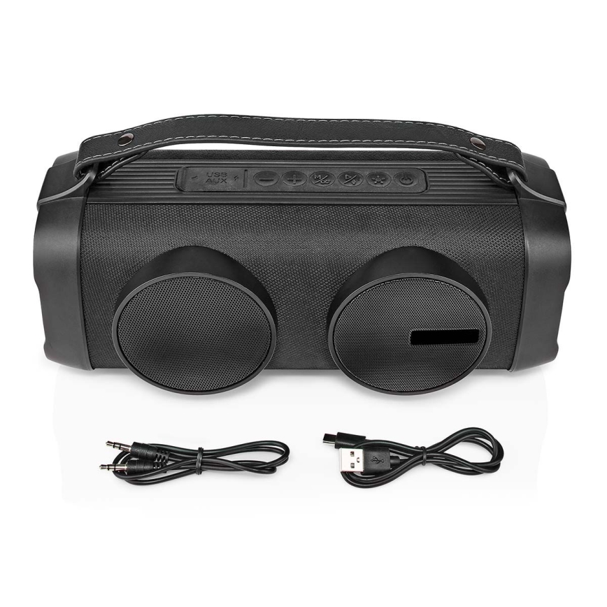 Enceinte rechargeable LED RGB 24W/3000 mAh IPX5