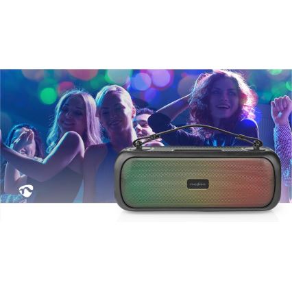 LED RGB Oplaadbare speaker 45W/3000 mAh IPX5