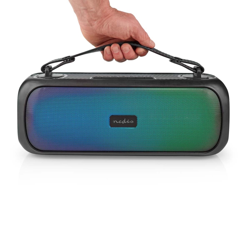 LED RGB Oplaadbare speaker 45W/3000 mAh IPX5