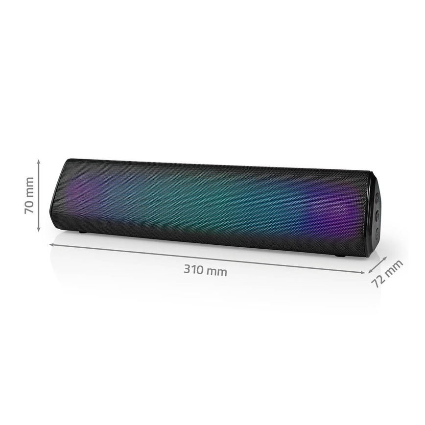 LED RGB Oplaadbare luidspreker 18W/1200 mAh