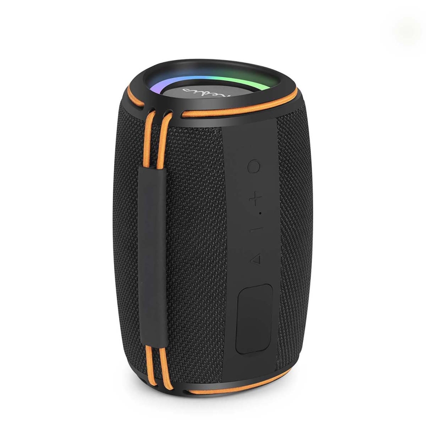 Haut-parleur rechargeable LED 40W/1200 mAh IPX4 noir