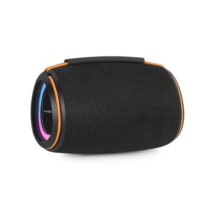 Haut-parleur rechargeable LED 40W/1200 mAh IPX4 noir