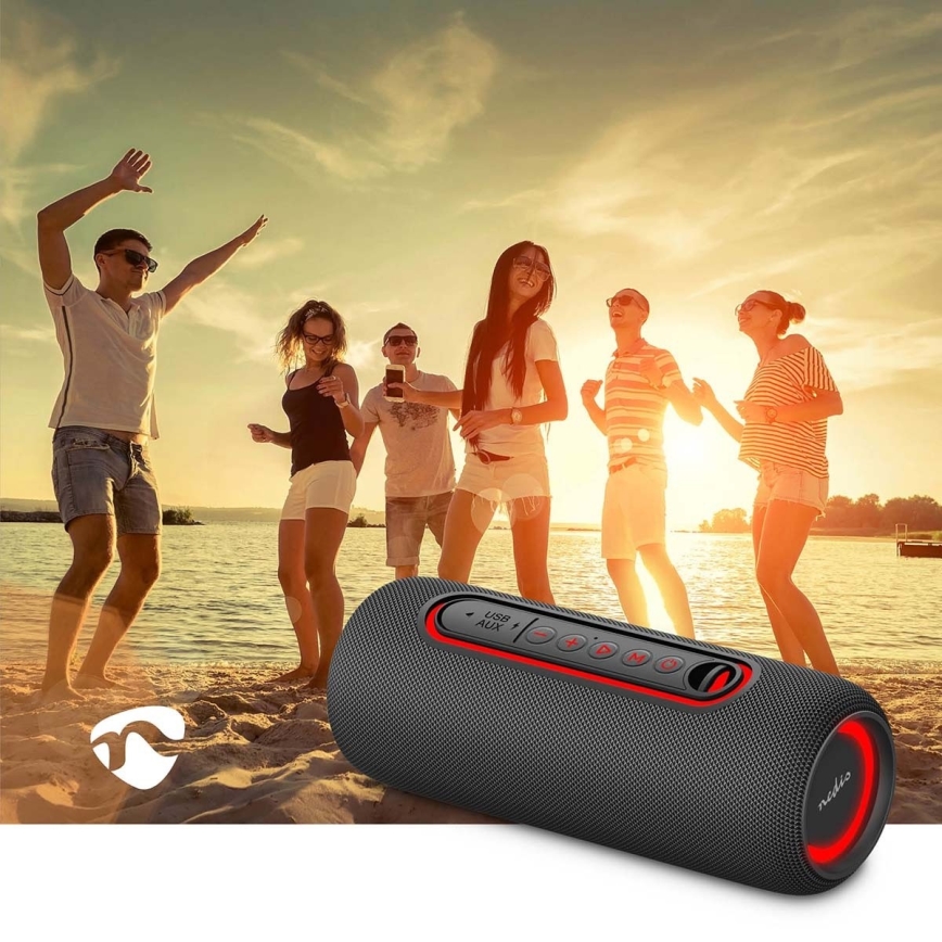 LED RGB Oplaadbare speaker 30W/2000 mAh IPX5