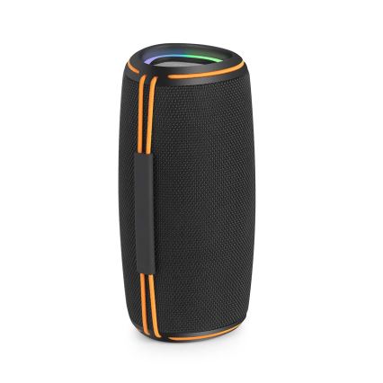 Enceinte LED rechargeable 60W/2000 mAh IPX4 noire