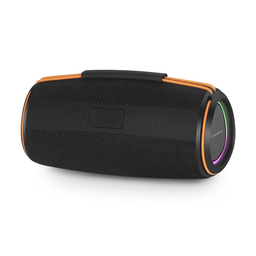 LED-oplaadbare draagbare speaker 60W/2000 mAh IPX4 zwart