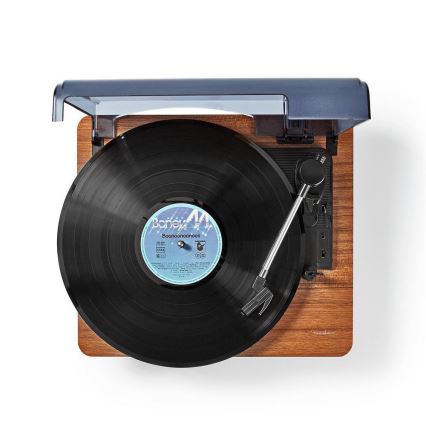 Gramophone avec connexion Bluetooth 9W + protection poussière