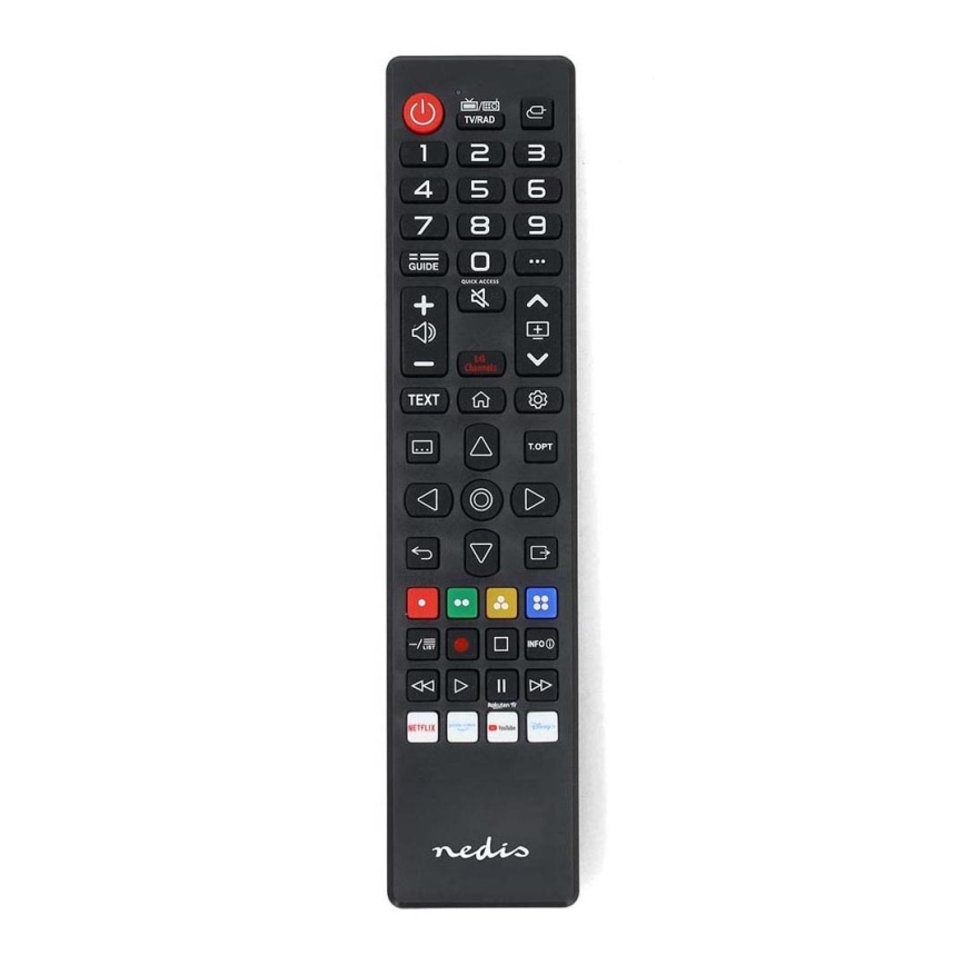 Nedis TVRC45LGBK - Télécommande de rechange pour téléviseur de marque LG