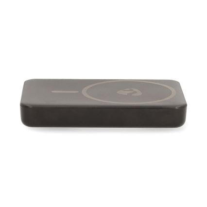 Batterie portative 2en1 magnétique avec charge sans fil MagSafe 5000 mAh noir