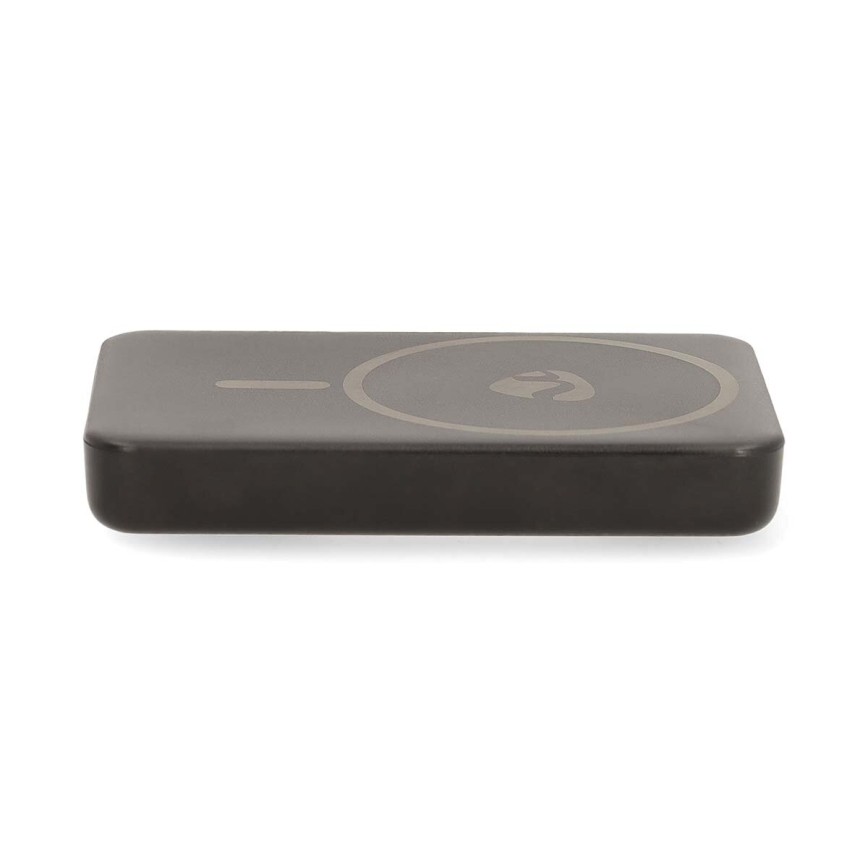 Batterie portative 2en1 magnétique avec charge sans fil MagSafe 5000 mAh noir