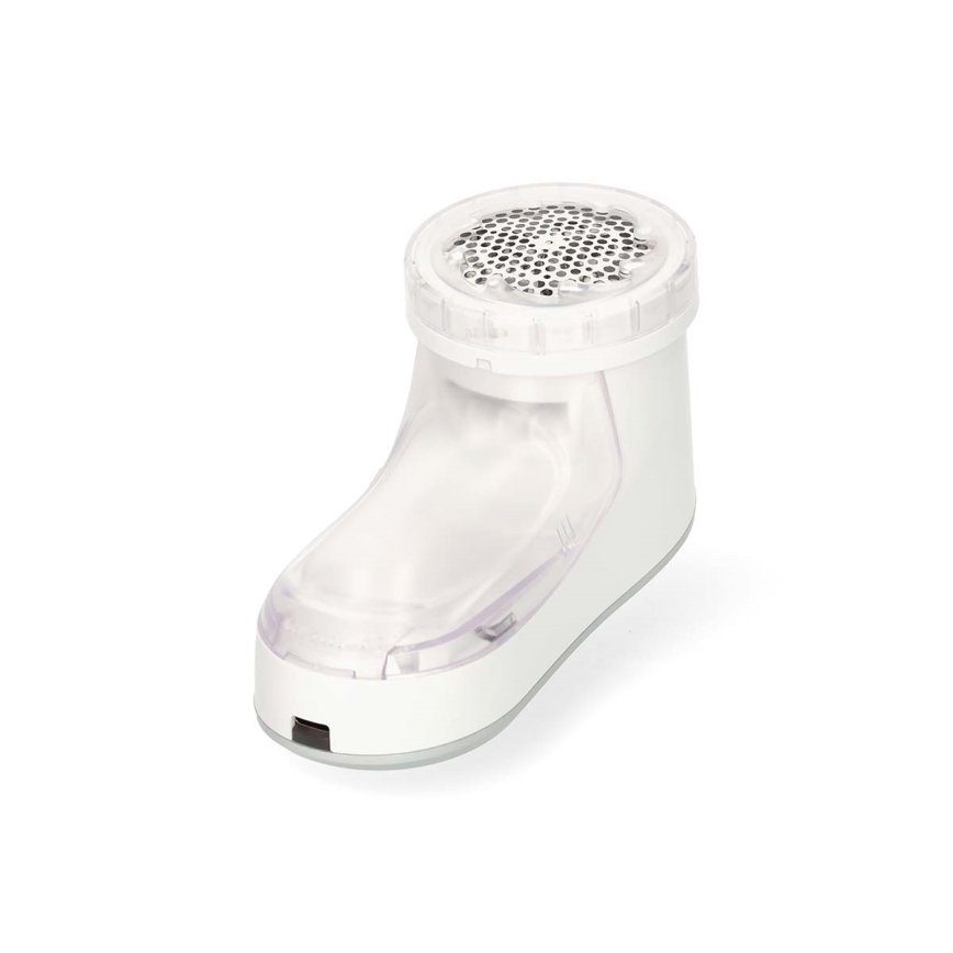 Oplaadbare pluizenverwijderaar 500 mAh, wit