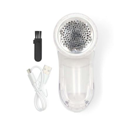 Oplaadbare pluizenverwijderaar 500 mAh, wit