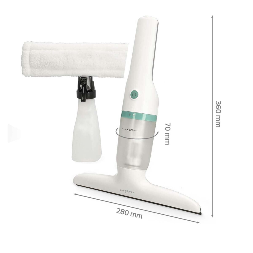 Aspirateur rechargeable pour fenêtres 12W/2200 mAh IPX4