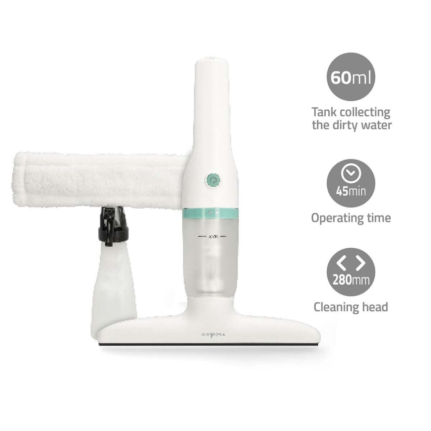 Oplaadbare raamstofzuiger 12W/2200 mAh IPX4