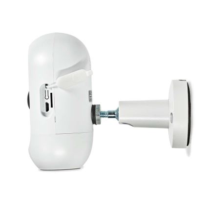 Nedis WIFICBO30WT - Slimme Oplaadbare Camera voor Buiten met PIR sensor 1080p 5V/5200mAh Wi-Fi IP65