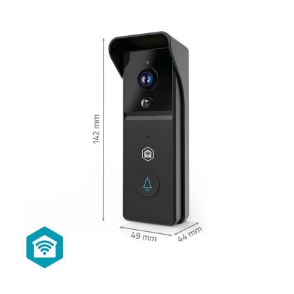Videodeurbel met bewegingssensor SmartLife 4400 mAh Full HD 1296p IP44 Wi‑Fi Tuya