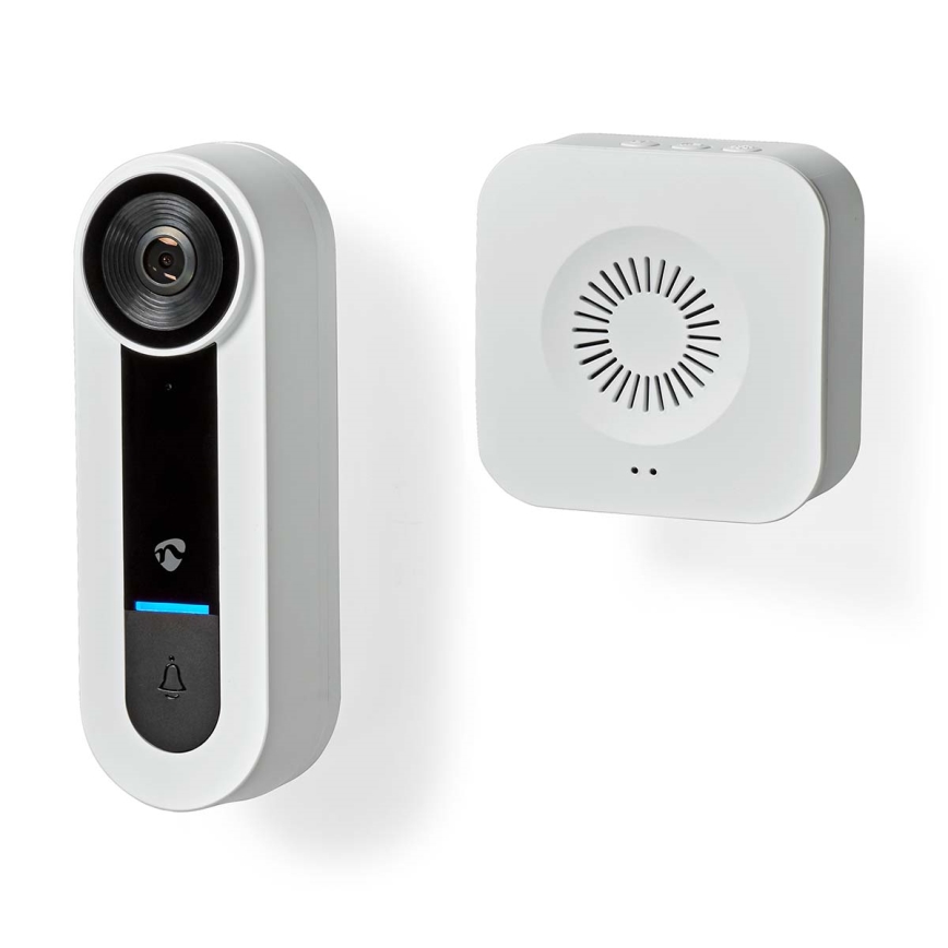 Sonnette vidéo sans fil avec détecteur Full HD 1536p 3xAA Wi-Fi IP65