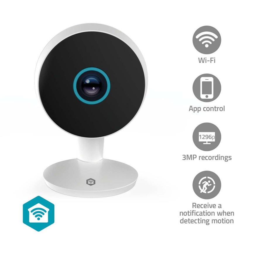 Slimme camera Smartlife 5V 3MP Full HD 1296p Wi-Fi Tuya