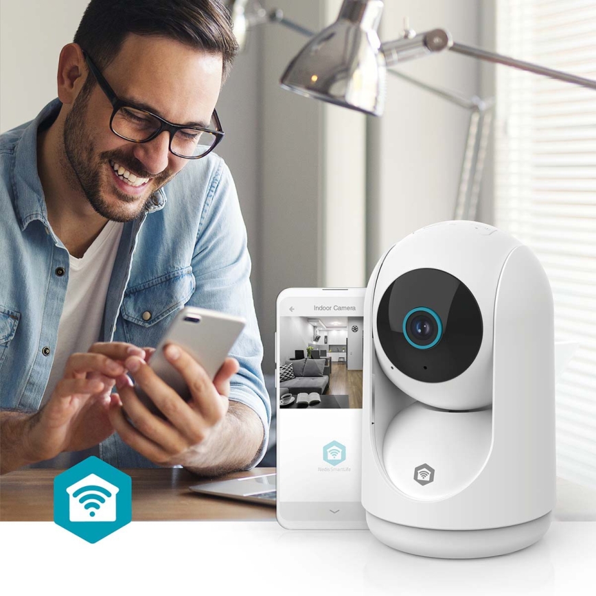 Slimme camera Smartlife 5V 3MP Full HD 1296p Wi-Fi Tuya