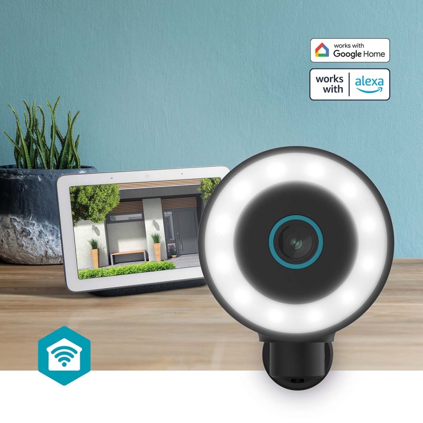 Caméra d'extérieur intelligente SmartLife 5V 4K 8MP 3840x2160p IP65 Wi-Fi Tuya