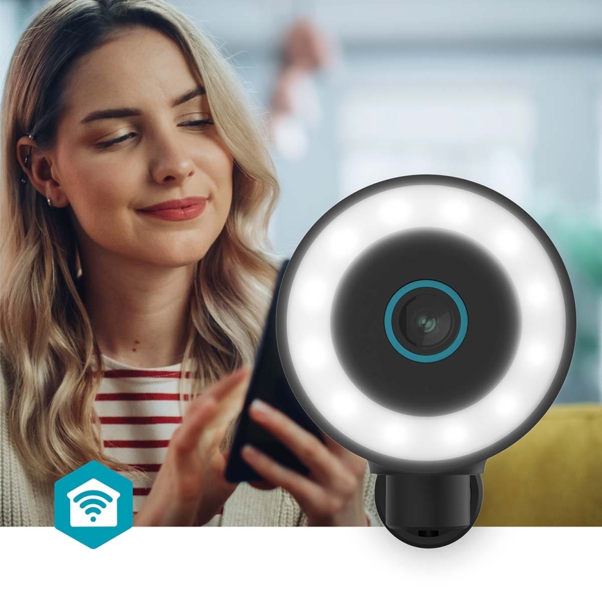 Caméra d'extérieur intelligente SmartLife 5V 4K 8MP 3840x2160p IP65 Wi-Fi Tuya