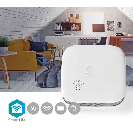 Détecteur de fumée 3V/1xCR123A Wi-Fi