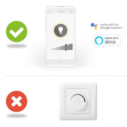 LED RGBW Dimbare stekkerstraler voor stopcontact SmartLife LED/20W/230V Wi-Fi IP65 2700-6500K