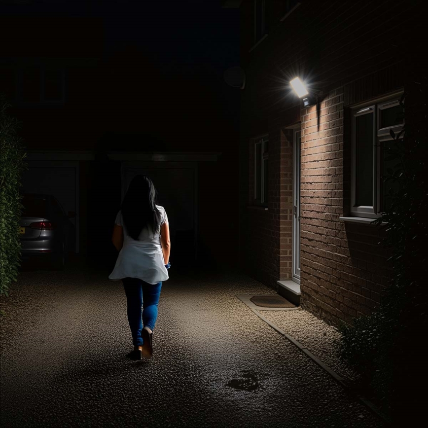 Dimbare LED-schijnwerper met bewegingssensor SmartLife LED/20W/230V 3000-6500K IP44 Wi-Fi