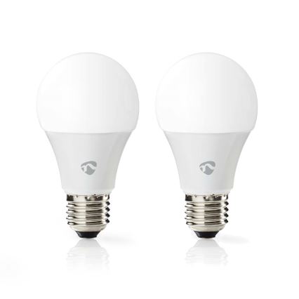 Lot de 2 ampoules LED RGBW dimmables SmartLife E27/9W/230V Wi-Fi 2700-6500K