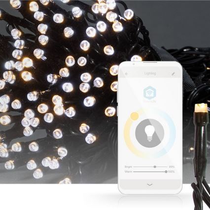 Guirlande de Noël LED 200xLED/8 fonctions 25m IP65 Wi-Fi Tuya