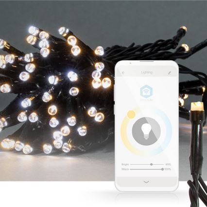 LED kerstsnoer 50xLED/8 functies 5m IP65 Wi-Fi Tuya