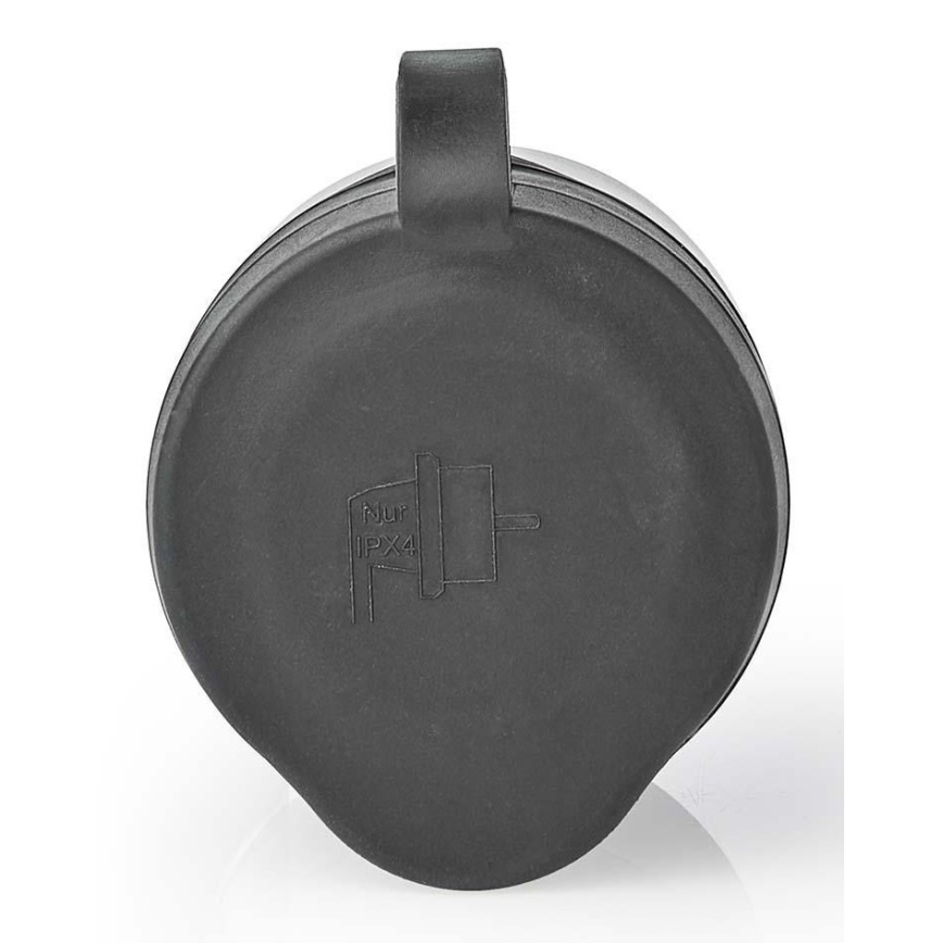 Prise connectée 3680W/230V/Schuko Type F/16A Wi-Fi IP44 noire